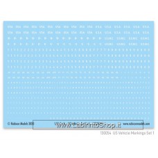 Rubicon Models 1/56 - Us Vehicle Markings - Decals