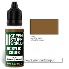 Green Stuff World 17ml Acrylic Color 1824 Komodo Khaki