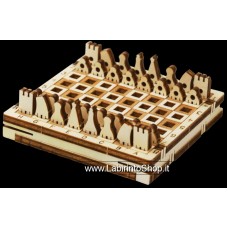 Mr. Playwood Wood Art Pocket Game Chess
