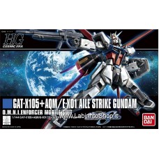 Bandai HG 1/144 Gundam Gat-x105+AQM/E-X01 Aile Strike Gundam Plastic Model Kits