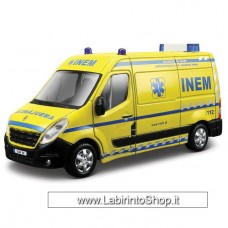Burago - Renault Master Ambulance Yellow