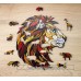 Eco Wood Art Houten Legpuzzle Lion Size S 21.2x19.2x0.5 cm 80pcs