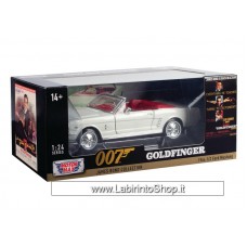 Motor Max 007 James Bond 60th Anniversary 1/24 Goldfinger 1964 1/2 Ford Mustang