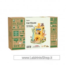 New Hands Craft 3D Puzzle DIY Dollhouse Cat House 