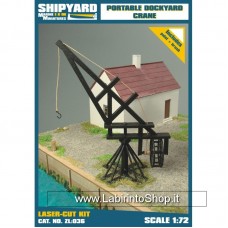 Shipyard Marine Miniatures Laser Cut kit 1/72 Portable Dockyard Crane