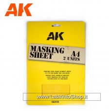 AK Interactive ak-8211 Masking Sheet A4 2 Units