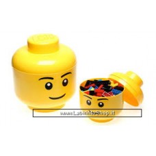 Lego Storage Head Large Contenitore Grande Sorriso