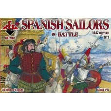 Red box 1/72 Spanish Sailors In Battle