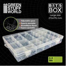 Green Stuff World Removable Plastic Bits Box - L