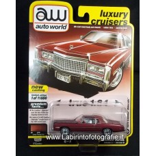 Auto World - Luxury Cruisers - 1/64 - 1975 Cadilac Eldorado Cerise Firemist Poly