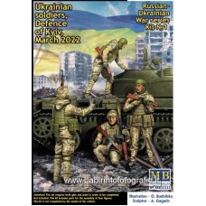 Master Box MB 1/35 Russian-Ukrainian War Series N.1 Ukrainian Soldiers, Defense of Kyiv March 2022 Trophy