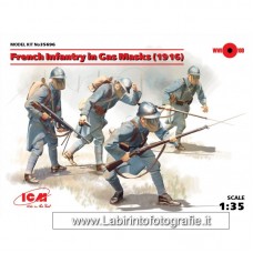 Icm 1/35 35696 French Infantry in Gas Masks 1916