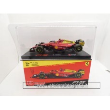 Burago - 1/24 Ferrari Formula Racing Iltalian GP Giallo Modena Special Edition 36831 55 4Th Monza Gp 2022