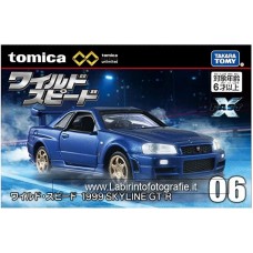 Takara Tomy Tomica Premium Unlimited The Fast and The Furious 1999 Skyline GT-R 06 Die Cast