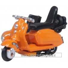 Oxford 1/76 Scooter Sidecar Orange