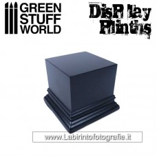 Green Stuff World Square Top Display Plinth 6x6cm - Black