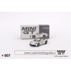TSM Model Mini GT 1/64 507 Porsche 911 Targe 4s Heritage Design Editing Gt Silver Metallic