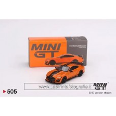 TSM Model Mini GT 1/64 505 Ford Mustang Shelby GT500 Twister Orange