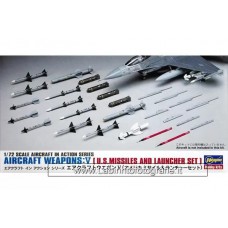 Hasegawa 1/72 Aircraft Weapons V U.S. Missiles and Launcher Set