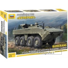 Zvezda 1/72 Bumerang Russian 8X8 Armored Personnel Carrier Plastic Model Kit
