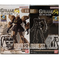 Bandai G-frame FA MS-11 Gelgoog Real Type Color Armour Set + Frame Set Plastic Model Kit