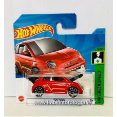 Hotwheels Hw Green Speed Fiat 500e Rossa