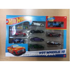 Hotwheels Confezione da 10 veicoli - Come da immagine