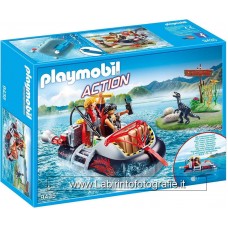 Playmobil Action 9435 Gommone dei Predatori 