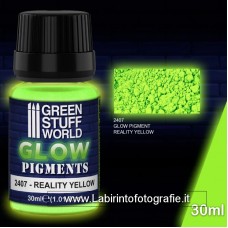 Green Stuff World Glow Pigments 30ml 2407 Reality Yellow