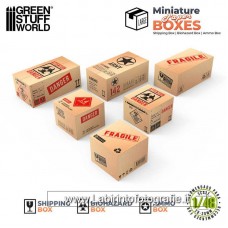 Green Stuff World Miniature Boxes Large Bio Azzard Shipping Boxes Amno