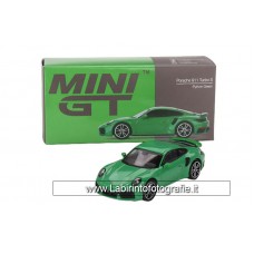 TSM Model Mini GT 1/64 525 Porsche 911 Turbo S Python Green
