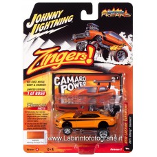 Johnny Lightning - Street Freaks - Zingers - 2021 Chevy Camaro Blazing Orange Fire