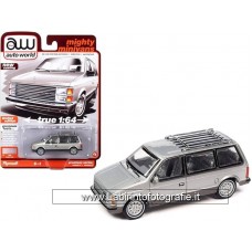 Auto World - Mighty Minivans - 1/64 - 1985 Plymounth Voyager Silver