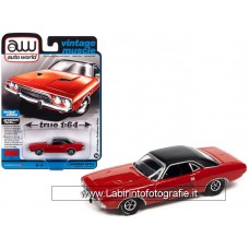 Auto World - Vintage Muscle - 1/64 - 1974 Dodge Challenger Rallye Red