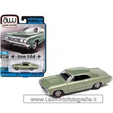 Auto World - Vintage Muscle - 1/64 - 1967 Chevy Chevelle SS 396 Green