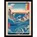 Hiroshige Naruto Gorgo Stampa con Cornice Nera Dimensione Stampa 29x38.5