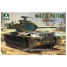 Takom 1:35 M47/G Patton Us Medium Tank Plastic Model Kit