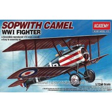 Academy 1/72 Sopwith Camel WWI Fighter Plastic Model Kit