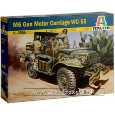 Italeri - 6555 - 1/35 - M6 Gun Motor Carriage WC-55 Gun Plastic Model Kit