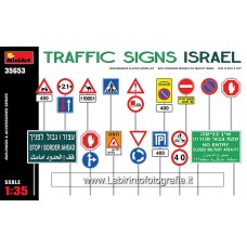 Miniart - 35653 - 1/35 Traffic Signs Israel Plastic Model Kit