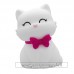 Dhink Night Light Silicone Color Changing Cat