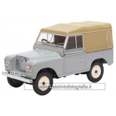 Oxford 1/76 Land Rover Series III Canvas Mid Grey