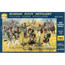 Zvezda - 1/72 8022 Russian Foot Artillery 1812-1814