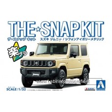 Aoshima The Snap Kit 1/32 Suzuki Jimmy Chiffon Ivory Metallic
