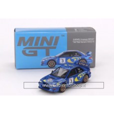 TSM Model Mini GT 1/64 512 Subaru Impreza WRC97 1997 Rally San Remo Winner 3