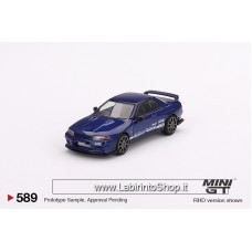 TSM Model Mini GT 1/64 589 Nissan Skyline GT-R Top Secret Metallic Blue