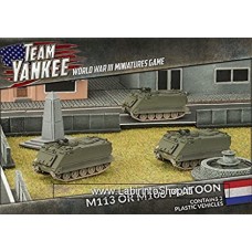 Team Yankee World War III Minitures Games M113 or M106 Platoon 3 Vehicles 1/100
