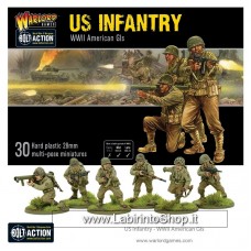 Warlord US Infantry WWII American GLs 1/56 28mm