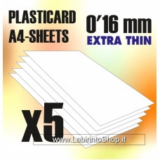 Green Stuff World ABS Plasticard - Abs Plain 0.16mm