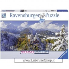 Trefl - 2000 Pezzi - Puzzle - Panorama - Castello di Neuschwanstein